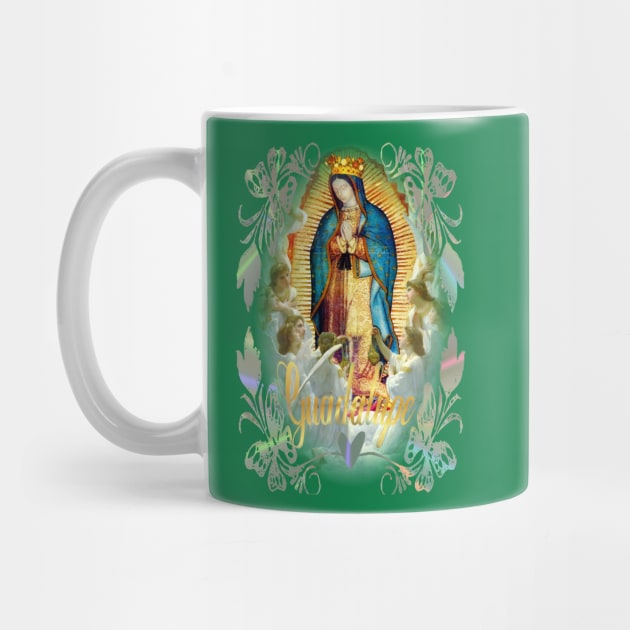 Our Lady of Guadalupe Mexican Virgin Mary Mexico Angels Tilma 20-107 by hispanicworld